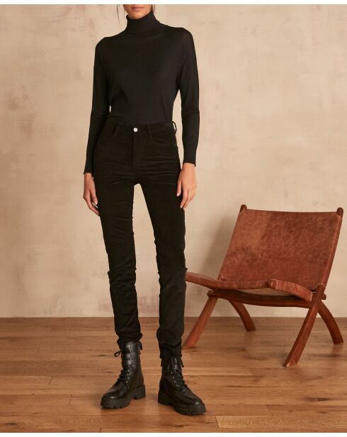 Vanni P schwarze Samthose