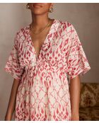 Loubna R Imp cremefarbenes Kleid