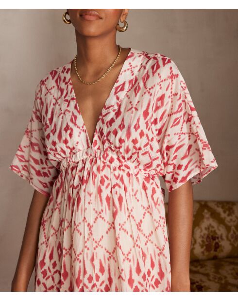 Loubna R Imp cremefarbenes Kleid