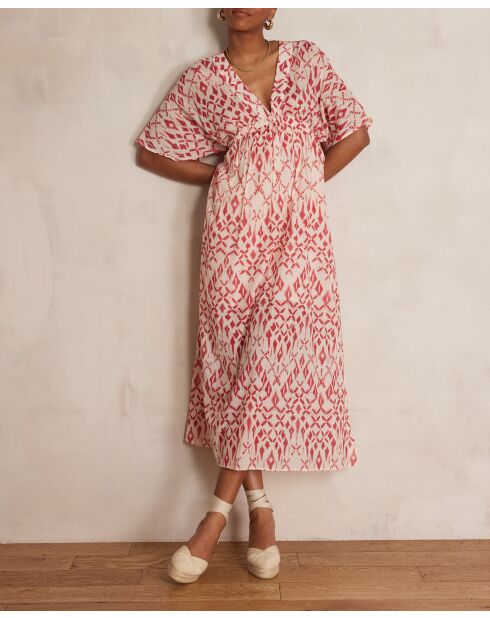 Loubna R Imp cremefarbenes Kleid