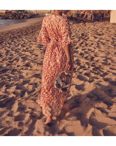 Loubna R Imp cremefarbenes Kleid