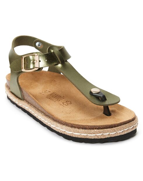 Groene sandalen Leon