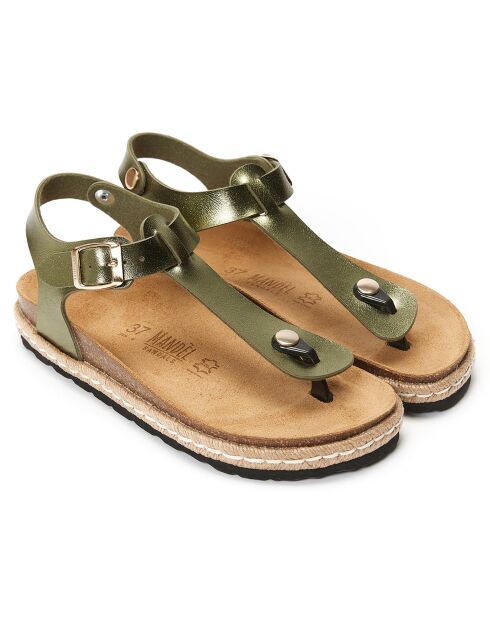 Groene sandalen Leon