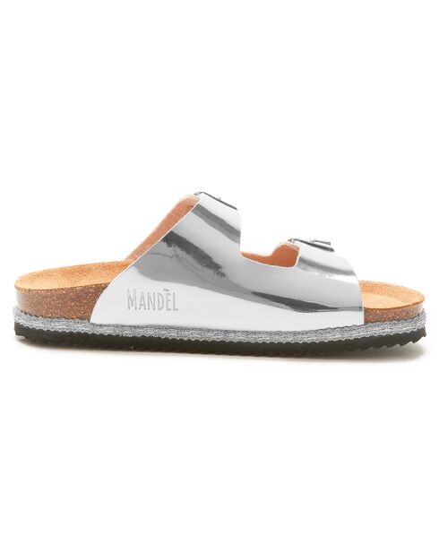 Mules Alberto argentées