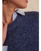 Koningsblauwe trui Leroy