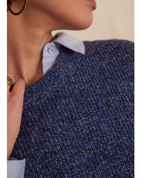 Koningsblauwe trui Leroy