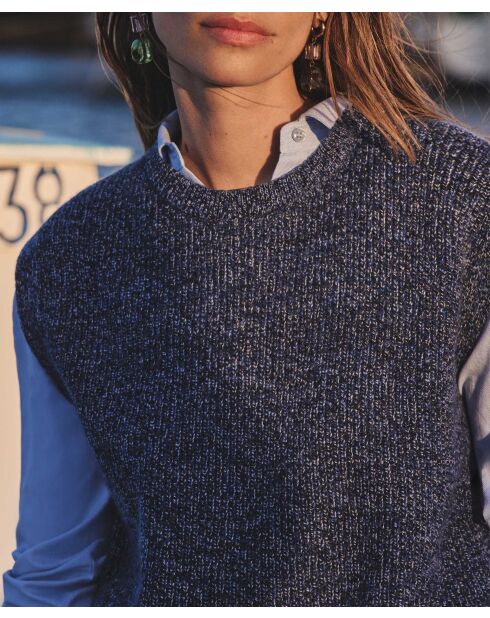 Koningsblauwe trui Leroy