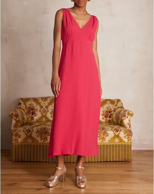 Ludivine R lichte fuchsia jurk