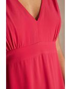 Ludivine R lichte fuchsia jurk