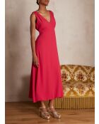 Ludivine R lichte fuchsia jurk