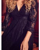 Vestido negro Marjolaine R