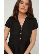 Robe Ysé 100% Lin noire