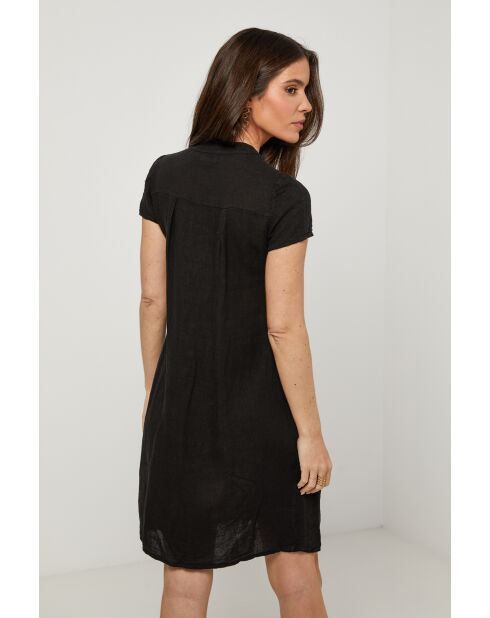 Robe Ysé 100% Lin noire