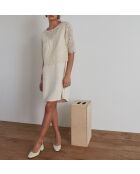 Gabrielle R jurk van kant met striksluiting