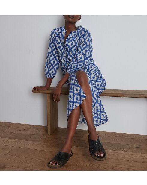 Claudia R Imp koningsblauwe jurk