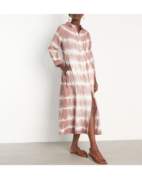Robe Laurice R tye and dye poudré