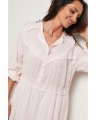 Robe Liora 100% Coton rose