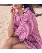 Precieuse R lila gestreiftes Kleid