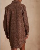 Mercy R imp donkerbruine jurk