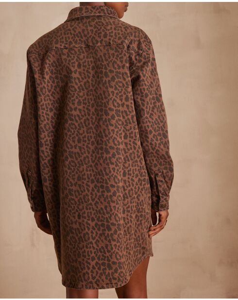 Mercy R imp donkerbruine jurk