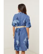 Robe Kalista 100% Lin indigo