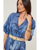 Robe Kalista 100% Lin indigo