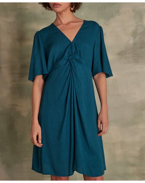 Petrolfarbenes Kleid Athena bis R