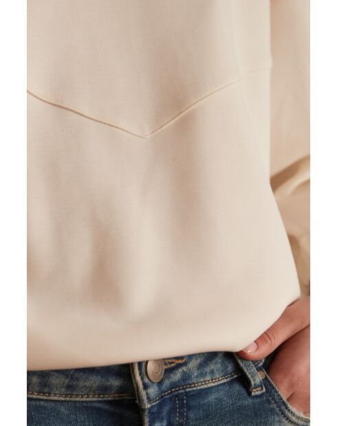 Sudadera Driss Bis crema