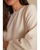 Sweatshirt Driss Bis crème