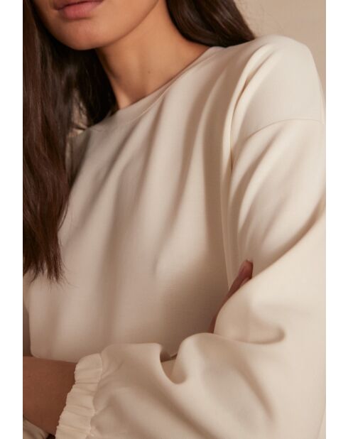 Sudadera Driss Bis crema