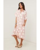 Robe Yara 100% Lin rose