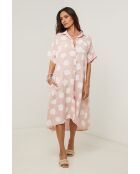Robe Yara 100% Lin rose
