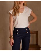 Weißes Astrid T-Shirt