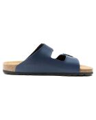 Marineblaue Pantoletten Alberto