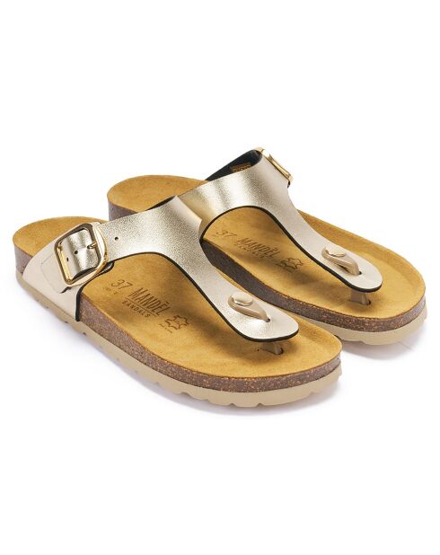 Goldene Sandalen Blanca