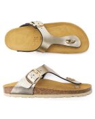 Goldene Sandalen Blanca