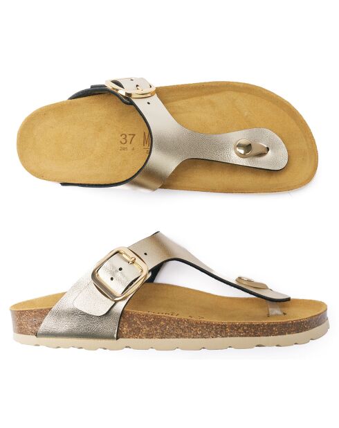 Goldene Sandalen Blanca