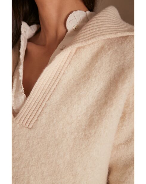 Cremefarbener Pullover Sevan