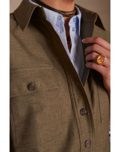 Khakifarbenes Kleid Marline R