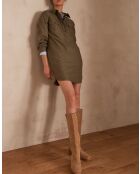 Khakifarbenes Kleid Marline R