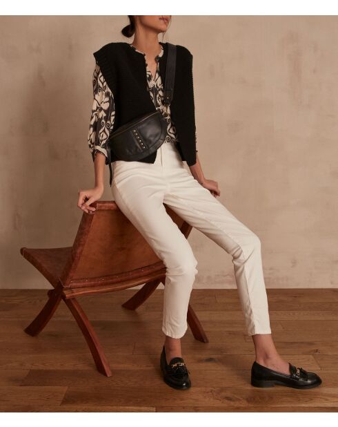 Sultan Slim 7/8 Sdc Rec ecrufarbene Hose