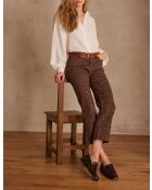 Louisy Cropped Pdb chocoladebroek