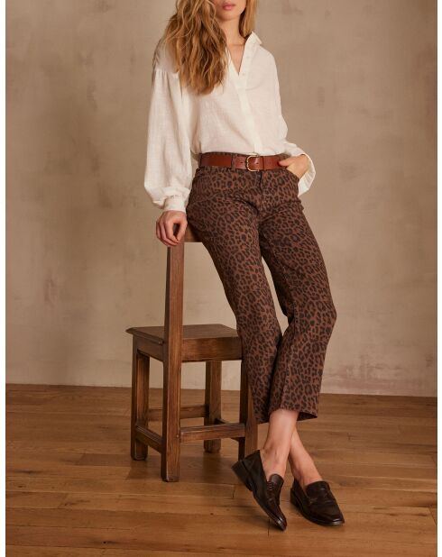 Louisy Cropped Pdb chocoladebroek