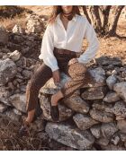 Louisy Cropped Pdb chocoladebroek