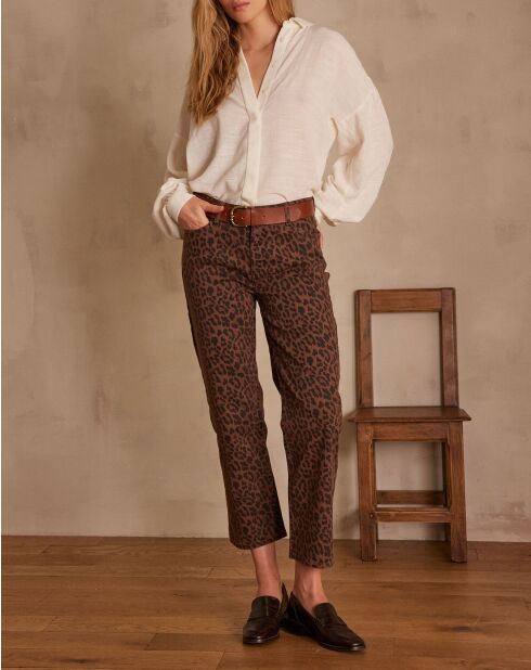 Louisy Cropped Pdb chocoladebroek