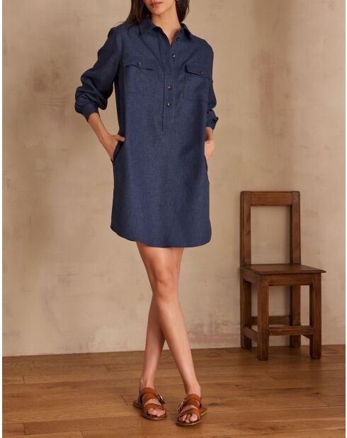 Marline R blaues Kleid