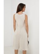 Robe Myrtille 100% Lin beige