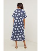 Robe Yara 100% Lin marine