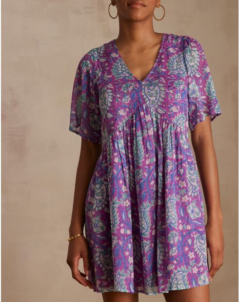 Maeva R imp paarse jurk