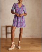 Maeva R imp paarse jurk